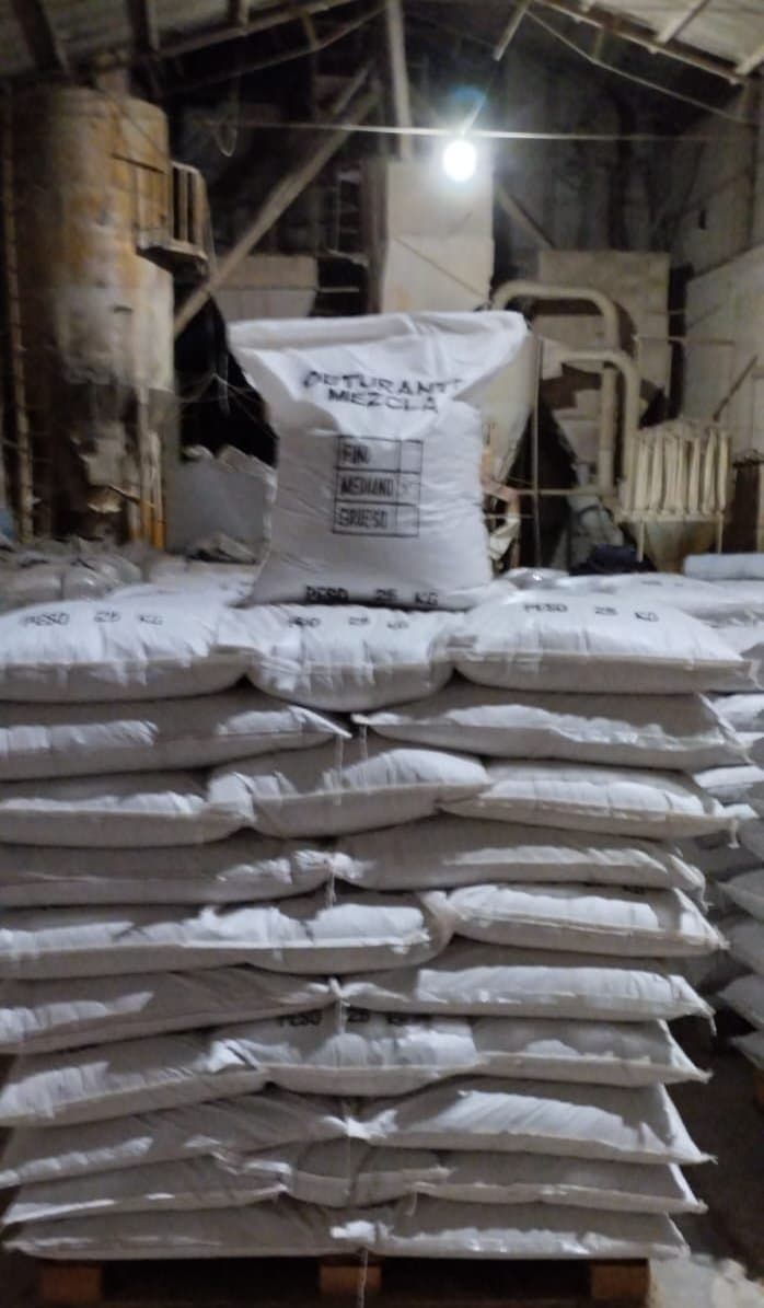 Envasado en bolsas de 25kg y Big Bag